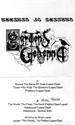 Gardens Of Gehenna : Gardens of Gehenna